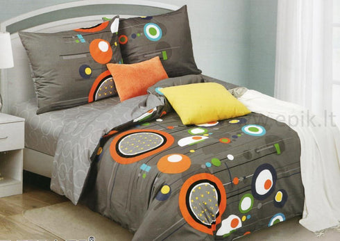 Satino medvilnės patalynės komplektas "Vinilin"